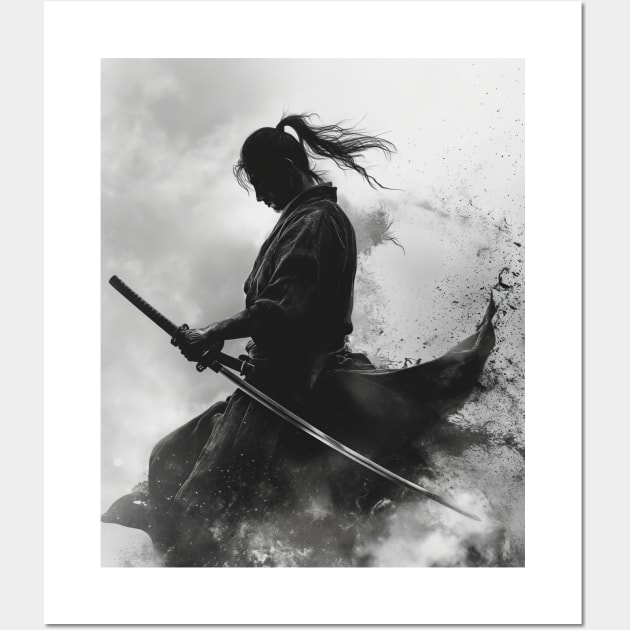 Samurai Dark Wall Art by Durro